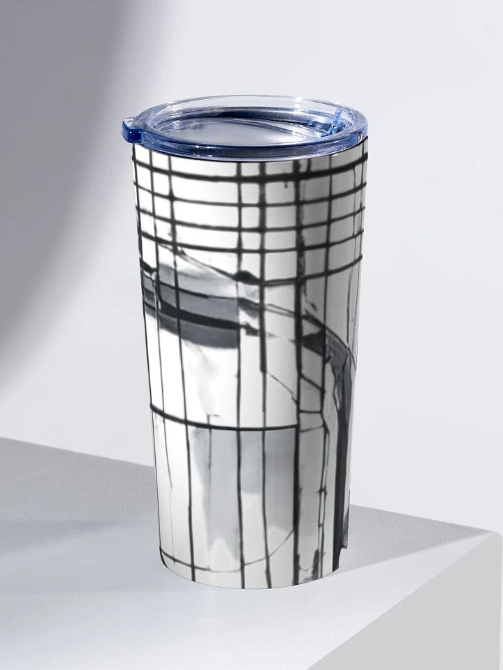 kadinsky inspired black white Tumbler for elegant entertaining ladies gents moms Friends product image (2)