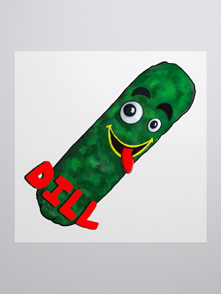 Dill the Pickle Sticker product image (1)