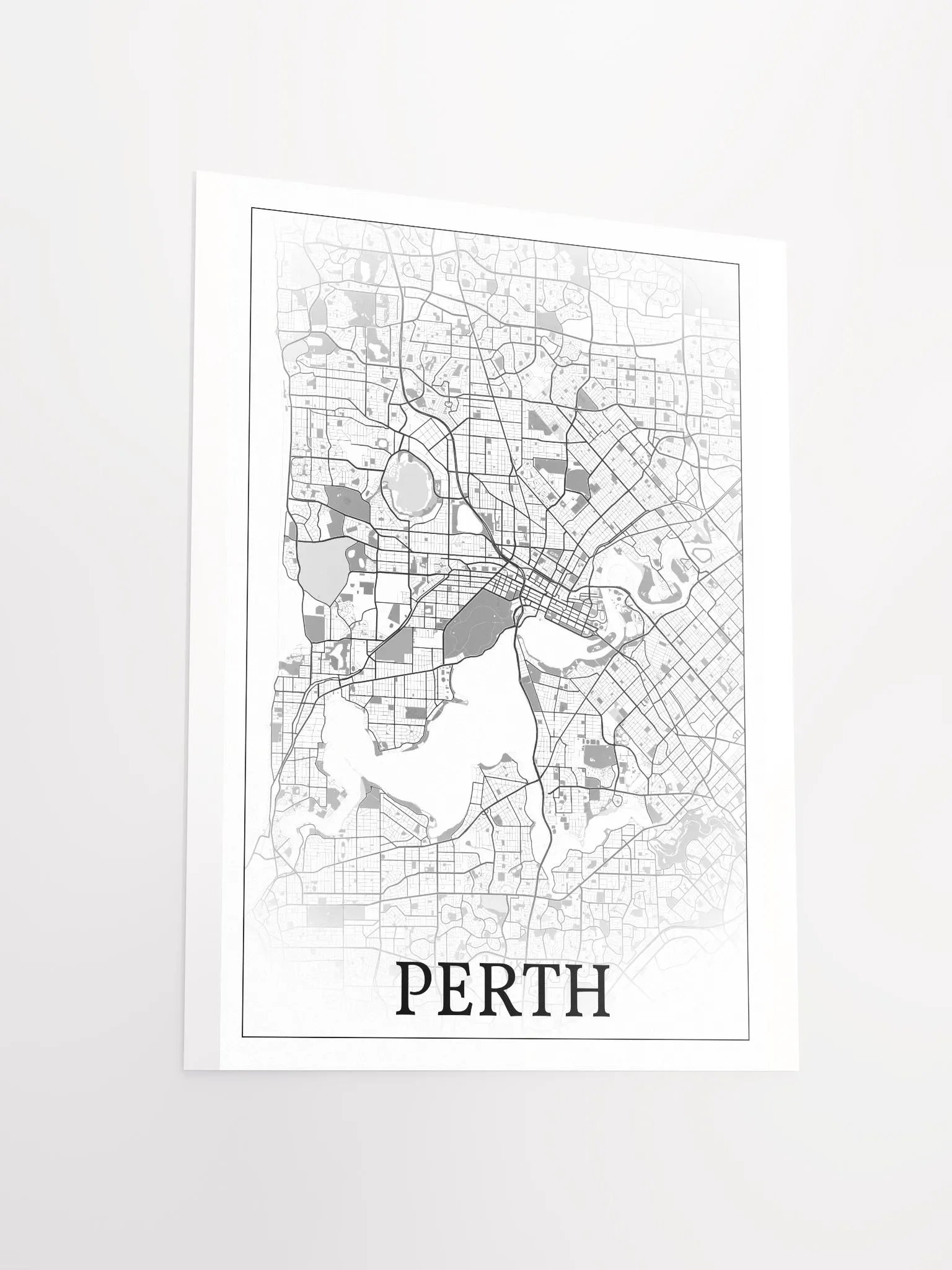 Perth, Australia, city map print product image (12)