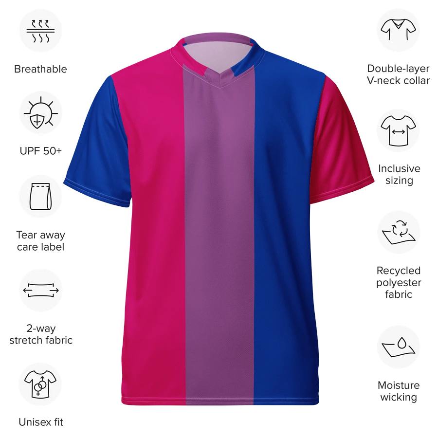 Bisexual Pride Flag - All-Over Print Jersey product image (12)