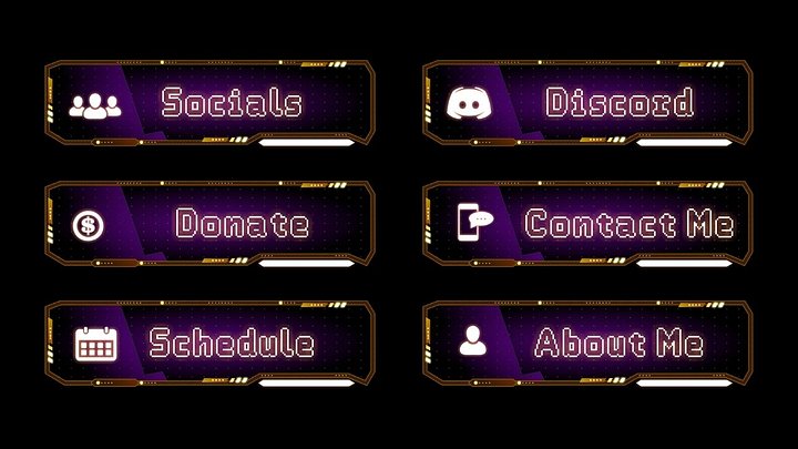 Retro Pac-Man Twitch Panels product image (1)