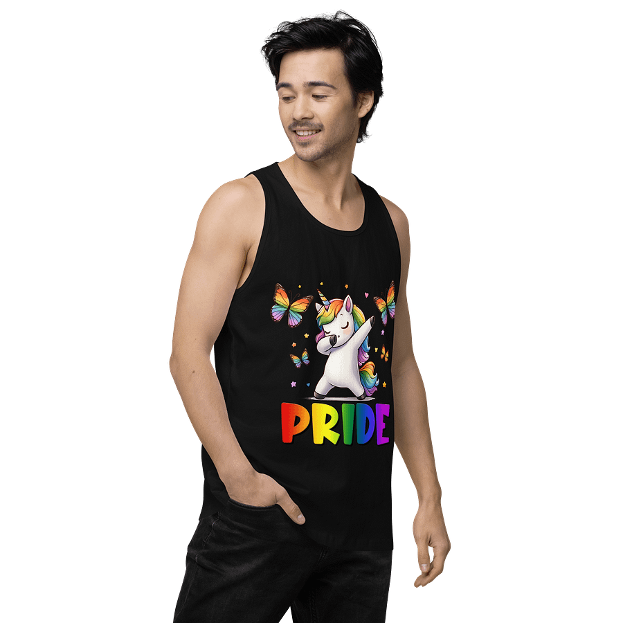 Rainbow Pride Dab Unicorn Tank Top product image (3)