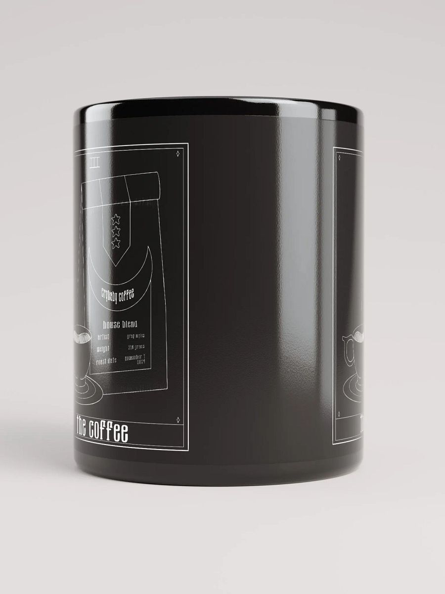 The Coffee Tarot Card Mug - Black product image (5)