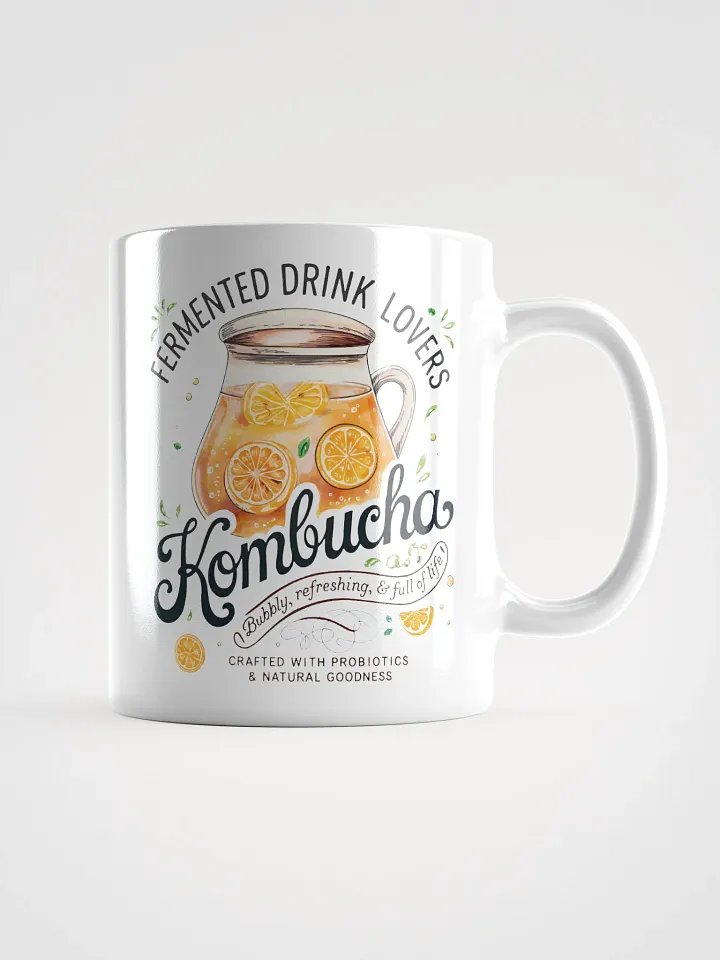 Fermented Drink Lovers White Glossy Mug product image (3)