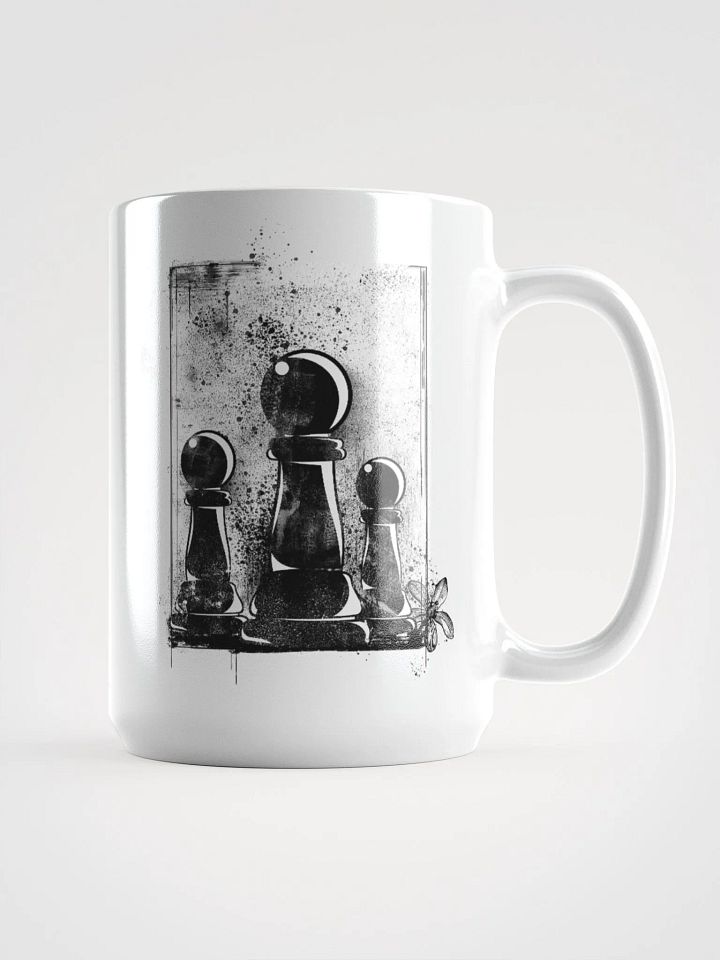 Grunge Chess: Pawn Trio 15 oz. mug product image (1)