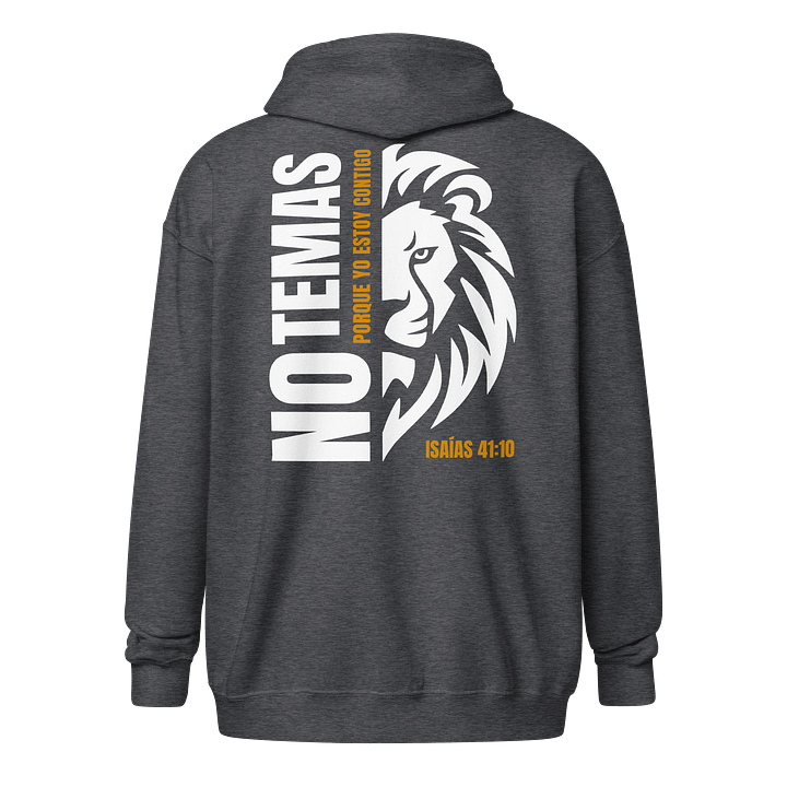 Sudadera Unisex con Capucha y Cremallera | No temas, porque yo estoy contigo product image (1)