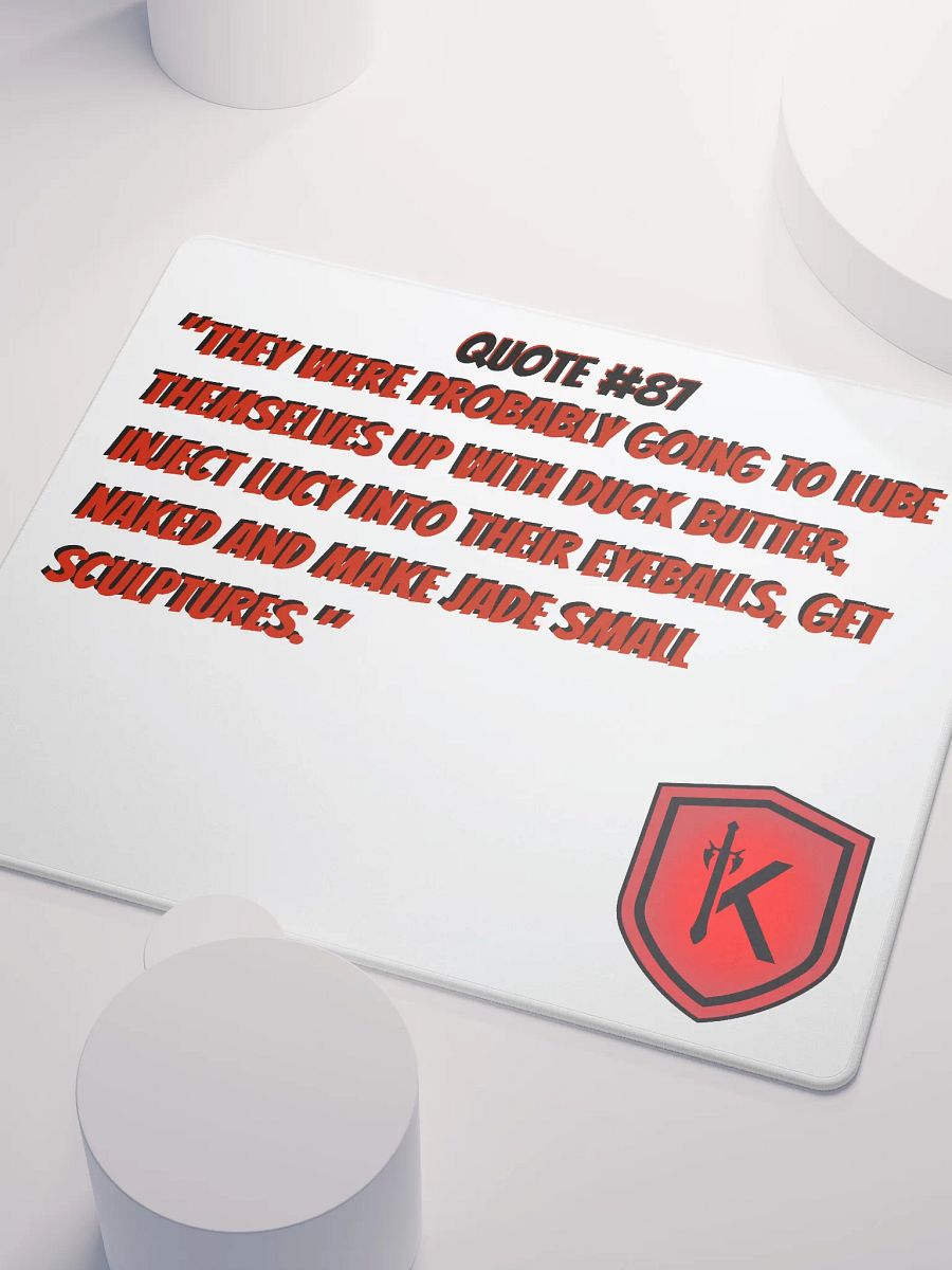 Quote #87 Gaming Mouse Pad - LightMode product image (5)