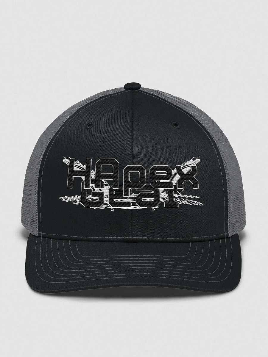 Trucker Hat - Embroidered - Black HApex Gear Black Logo product image (1)