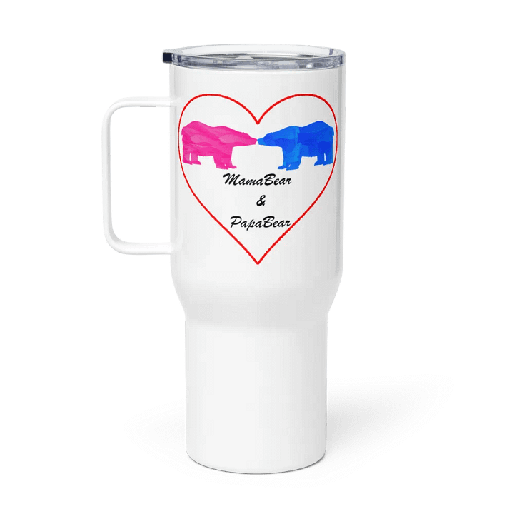Mama & Papa Bear Tumbler with Handle product image (1)
