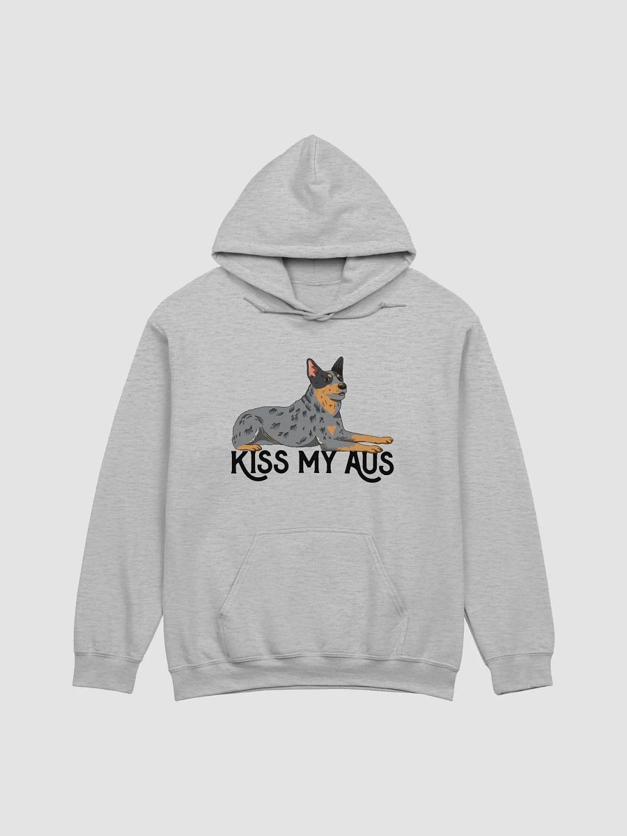 Kiss My Aus Hooded Sweatshirt of an Australian Cattle Dog | Funny Hoodie for Blue Heeler and Herding Dog Owners product image (23)