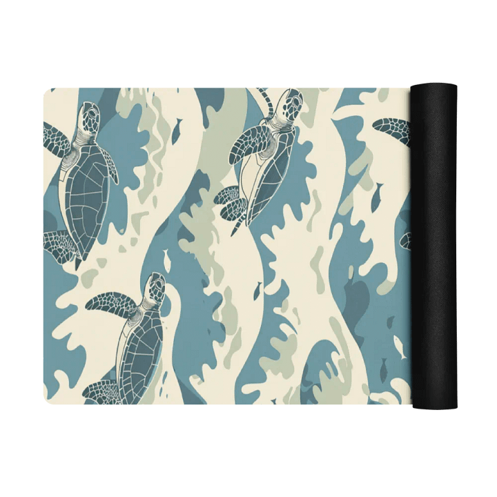 Sea Turtles Yoga Mat by Treasure Pie product image (2)