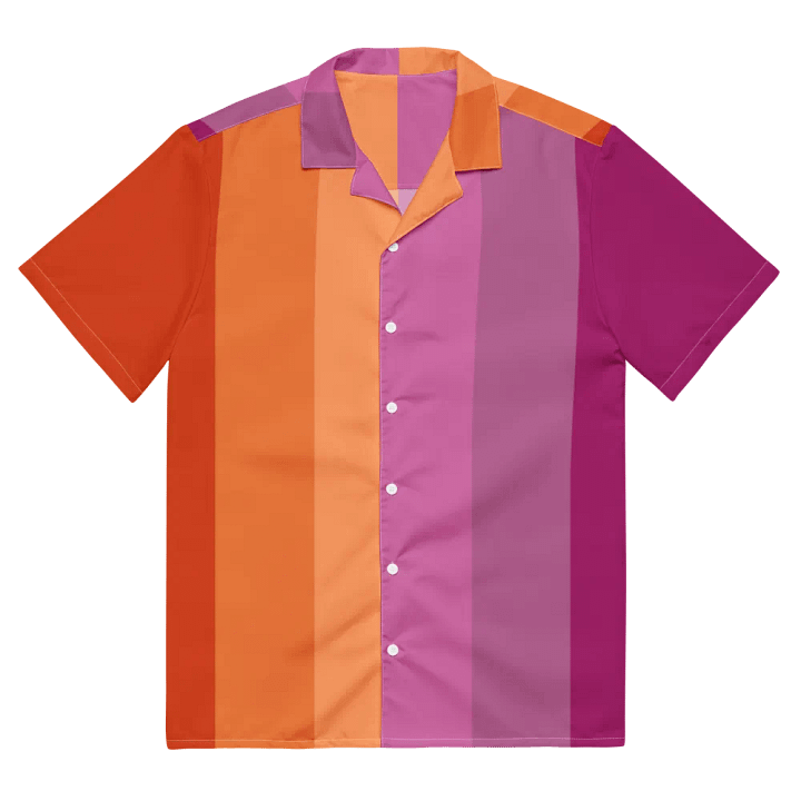 Lesbian Pride Flag - All-Over Hawaiian Shirt product image (1)