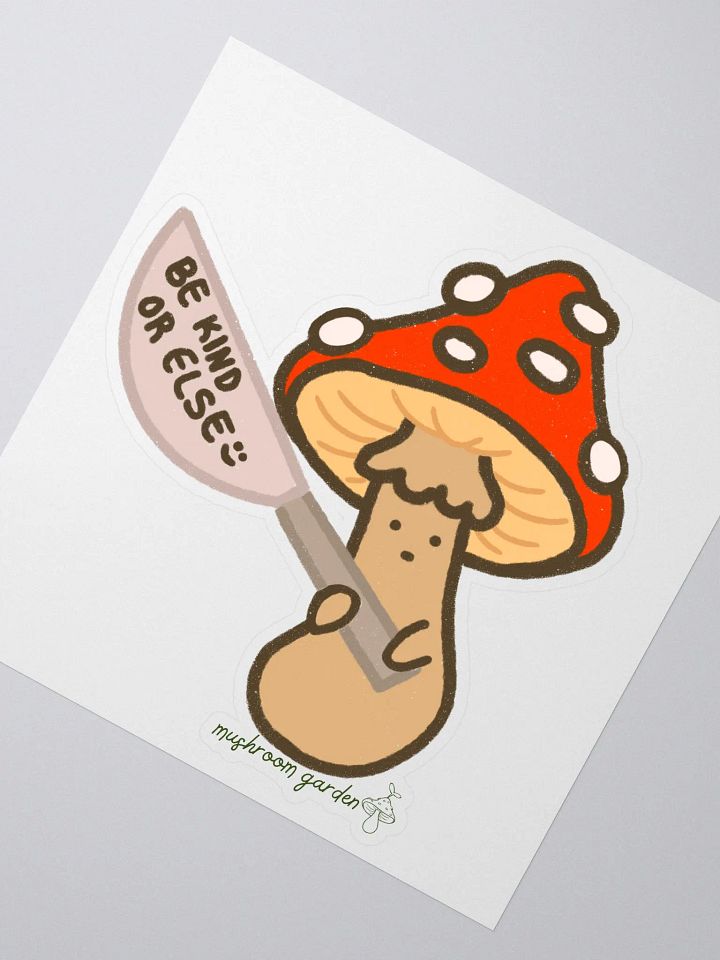 BE KIND OR ELSE STICKER product image (2)
