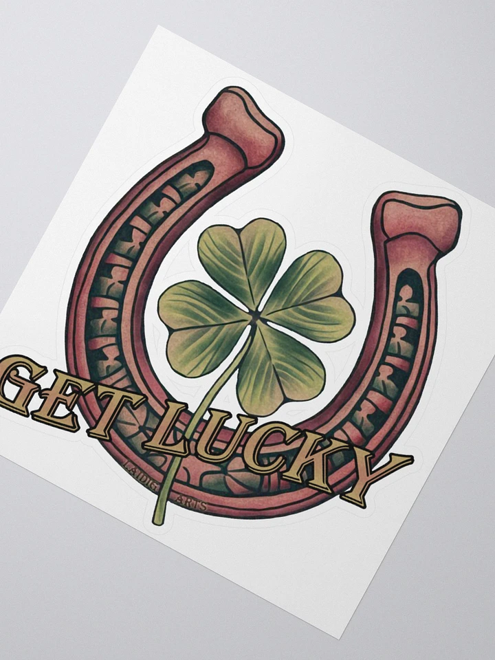 Get Lucky vinyl sticker product image (6)