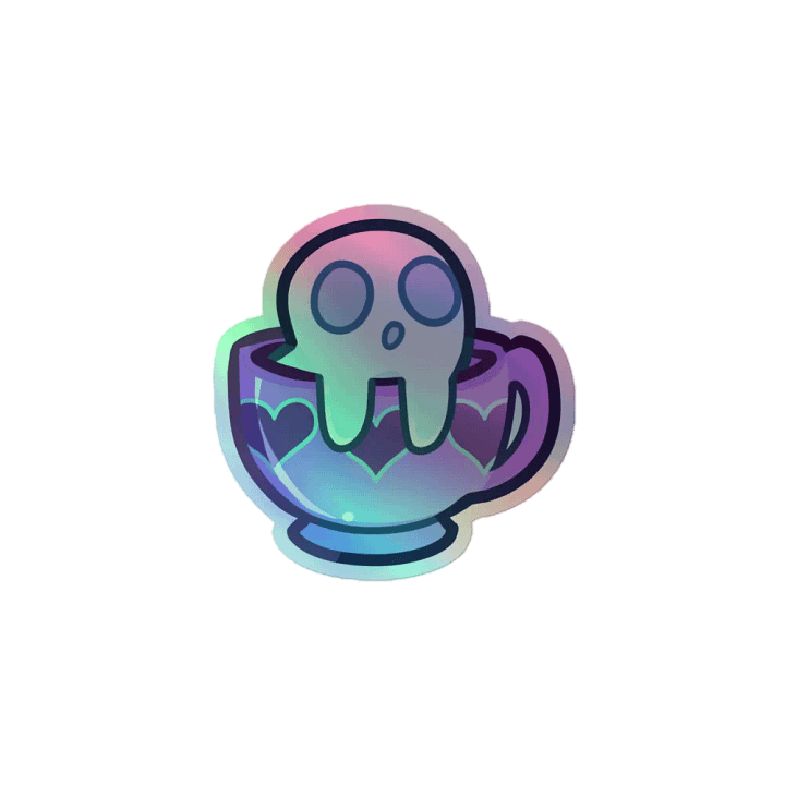 Boo-long Tea Holo Sticker product image (1)