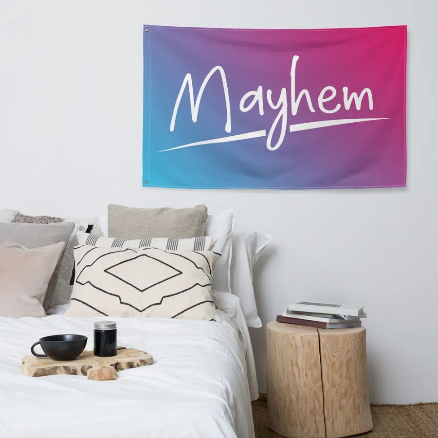 Mayhem Signature Flag product image (4)