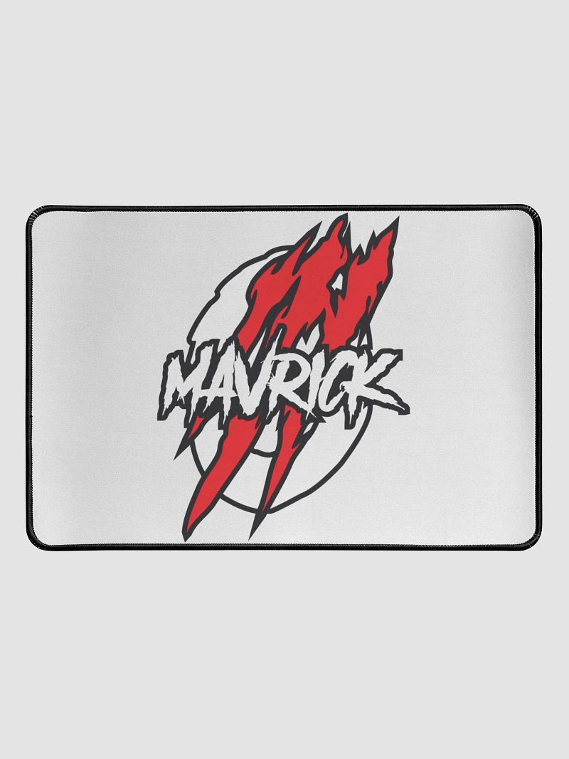 Zer0 White/Red Deskmat 12