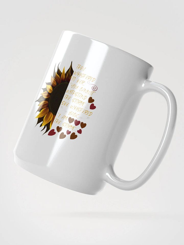 I Am the Storm Sunflower Mug product image (2)