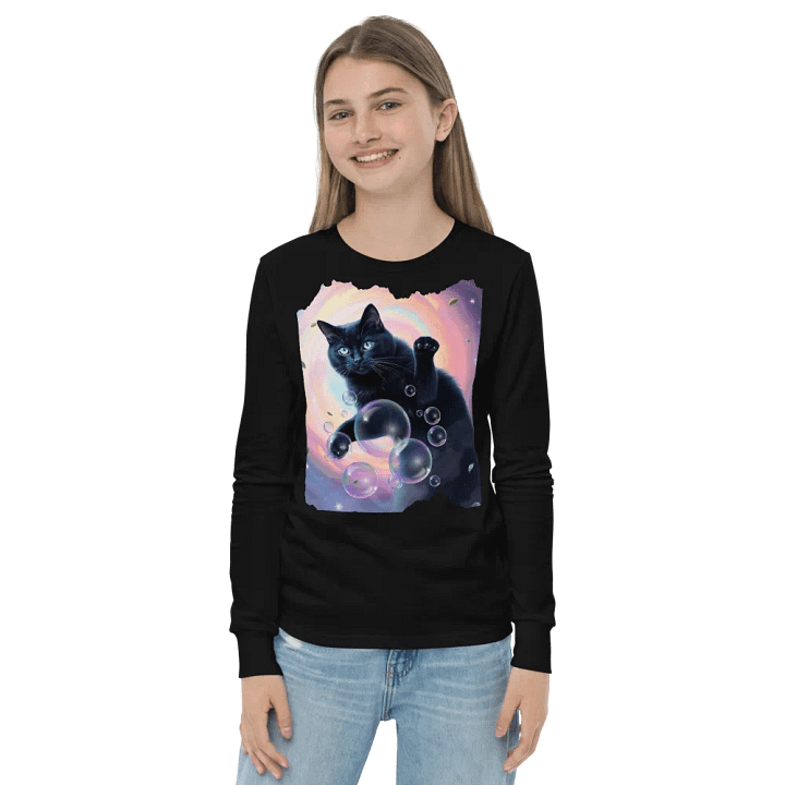 Dreamy Cat Bubble Play Long Sleeve product image (2)