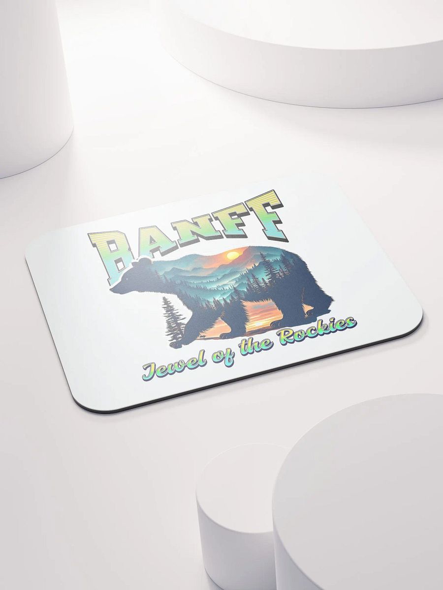 Banff Jewel Of The Rockies Bear Wilderness Mouse Pad product image (4)