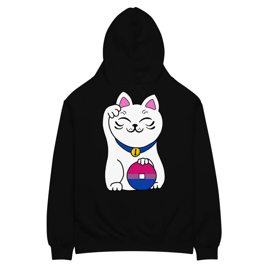 Maneki neko bisexual pride hoodie product image (8)