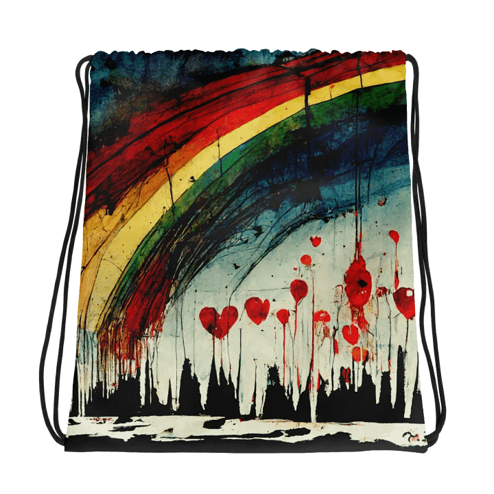 Vibrant Adventure Drawstring Backpack product image (1)