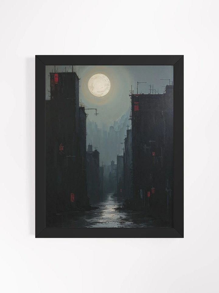 Moonlit Metropolis Framed Print product image (3)