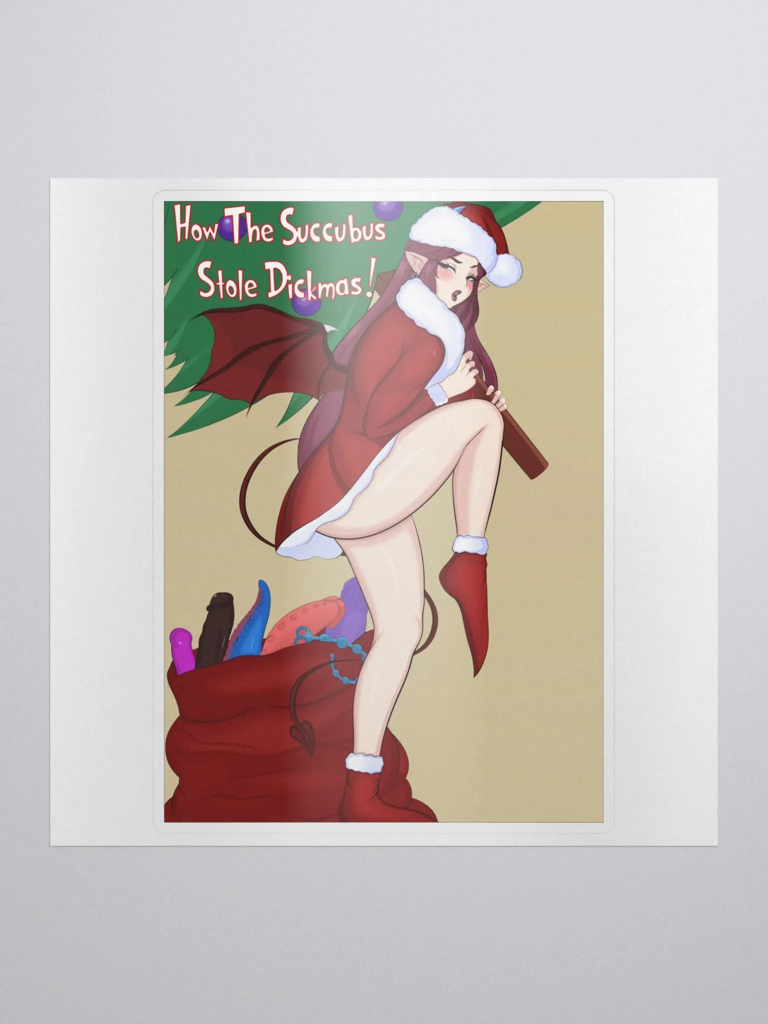 Succ Stole Dickmas Sticker product image (1)