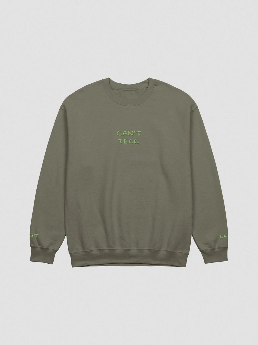 CAN'T TELL embroidered crewneck (light green) product image (4)