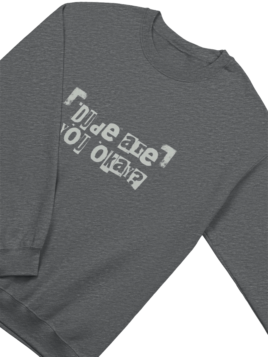 "Dude are you okay?" sweater product image (2)
