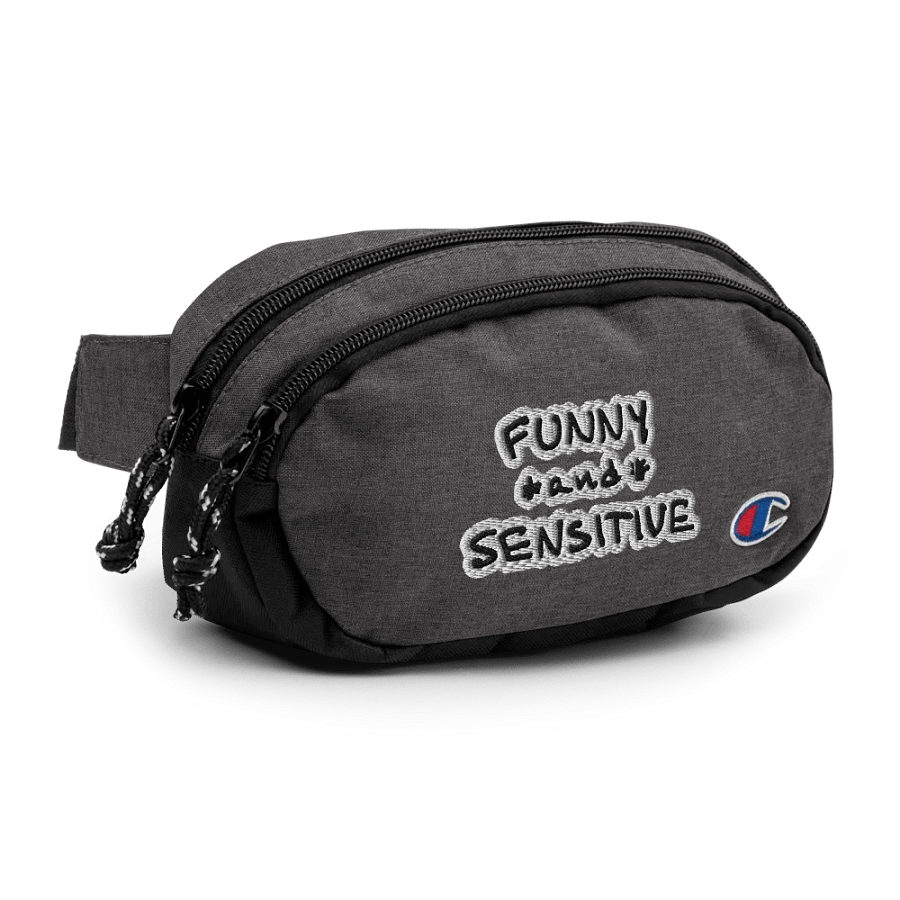 FUNNY *and* SENSITIVE (bubble design) champion fanny pack product image (3)