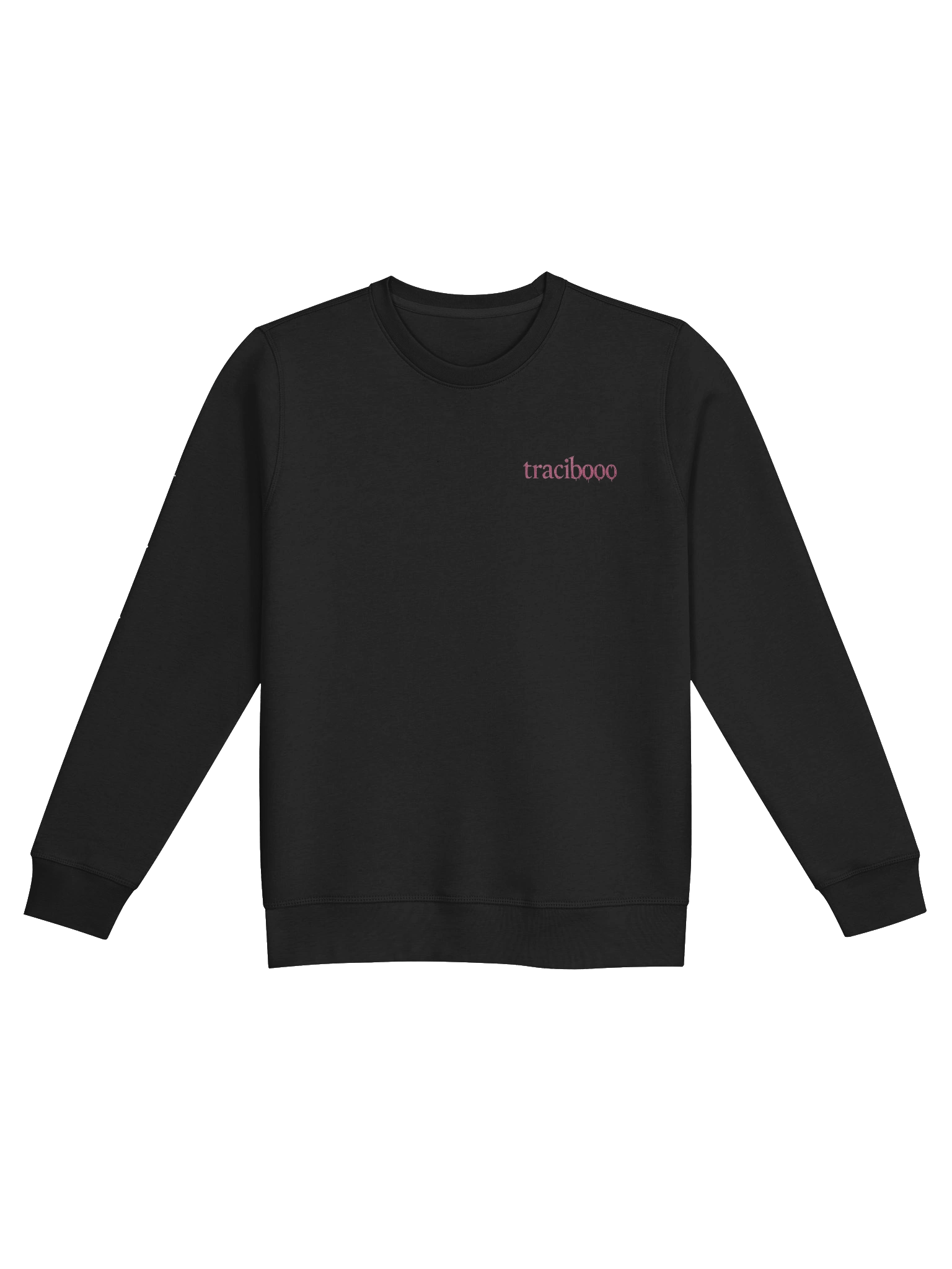 Tracibooo Classic Pink/Black Crewneck product image (1)