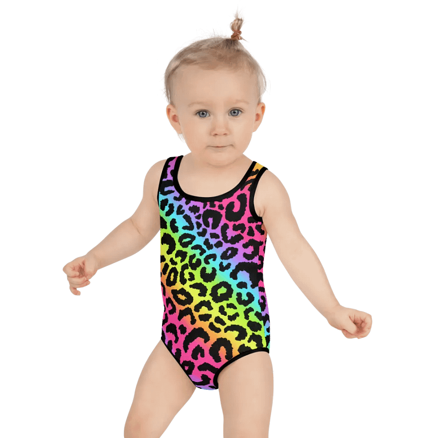 Colorful Swimsuit for Girls, Leopard Collection product image (4)