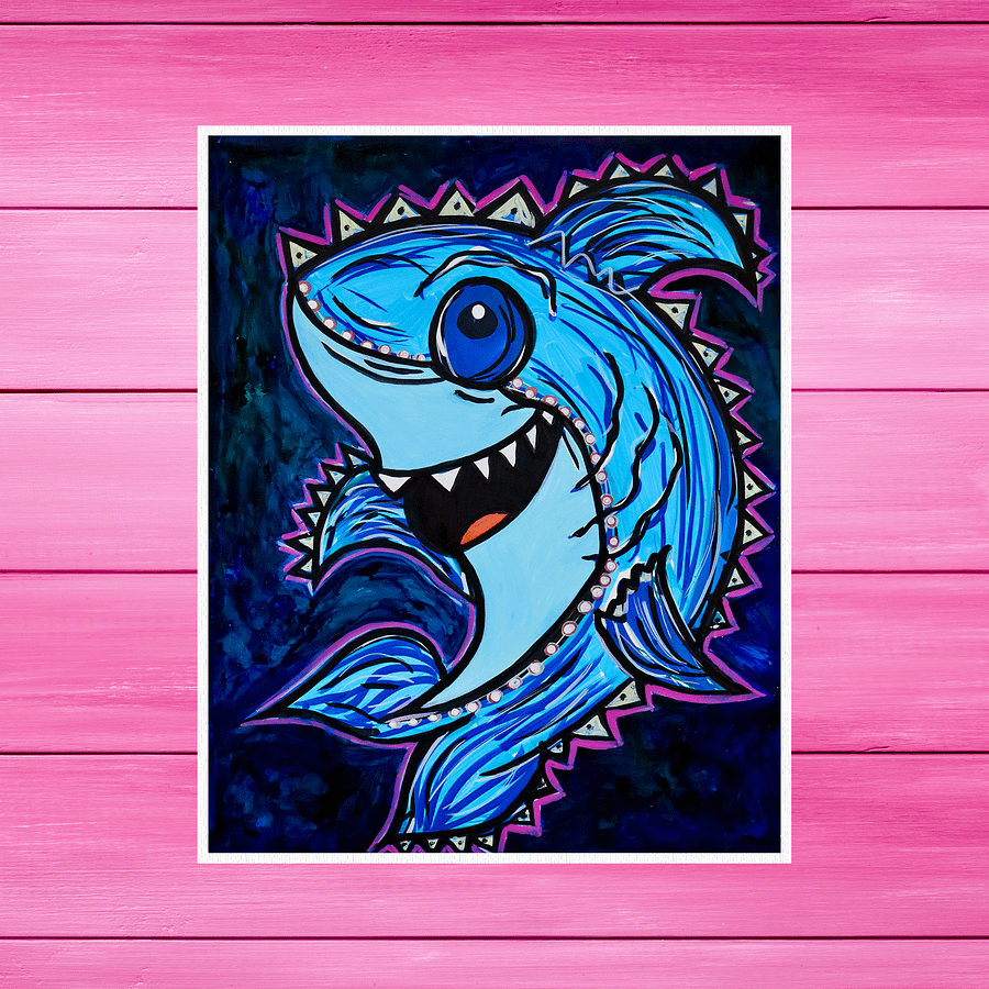 Willis The Shark | Art Print product image (1)