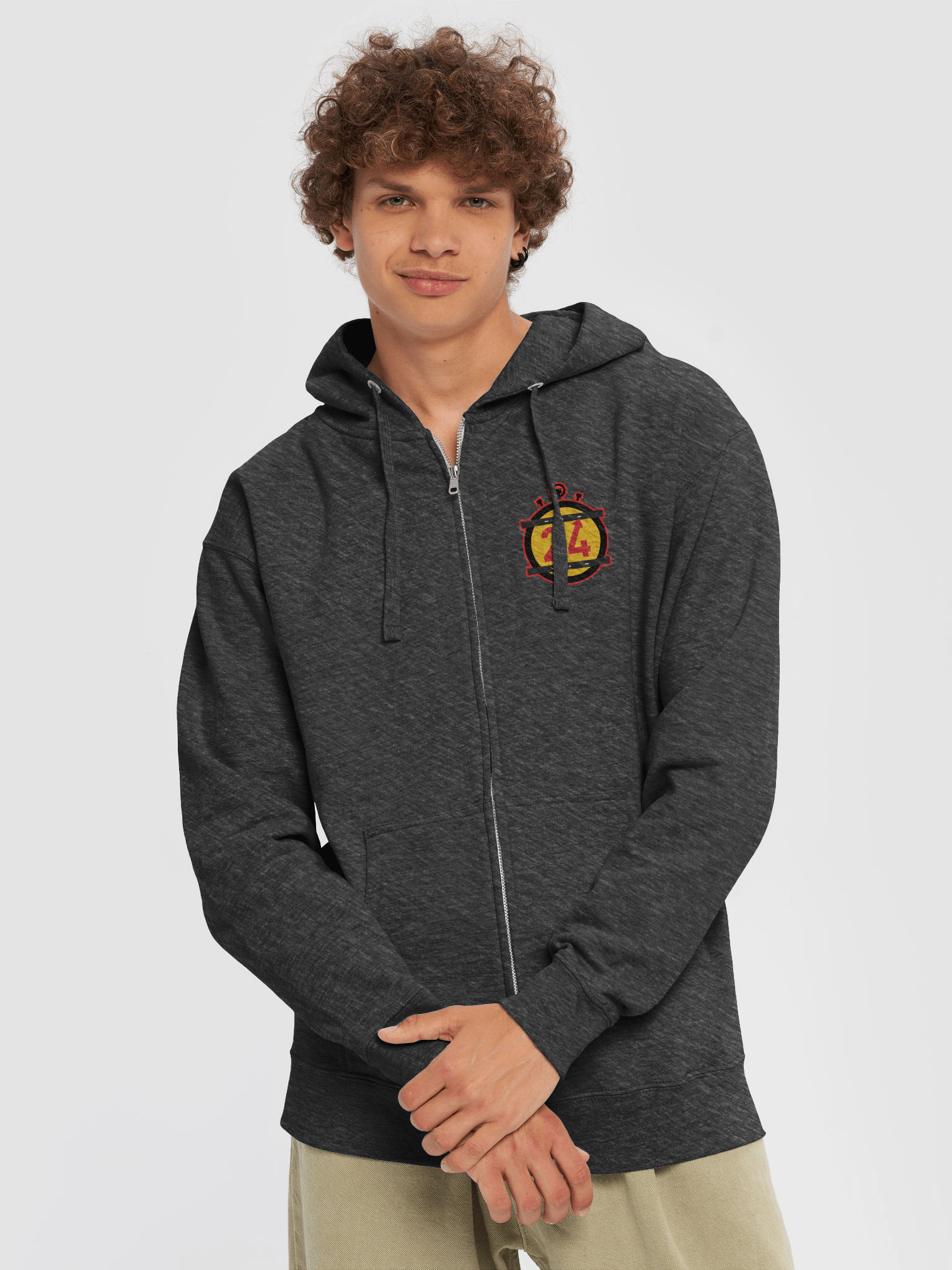 24 HOURS Supporter Zip Up Hoodie product image (18)