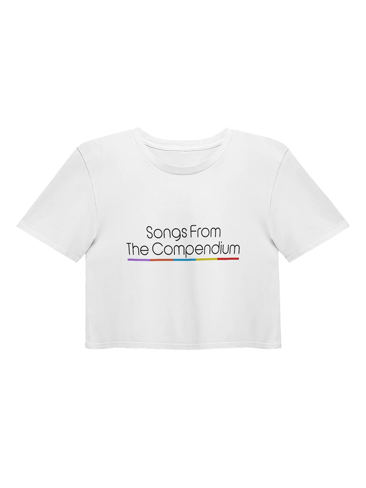 "Songs From The Compendium" Crop Tee product image (1)