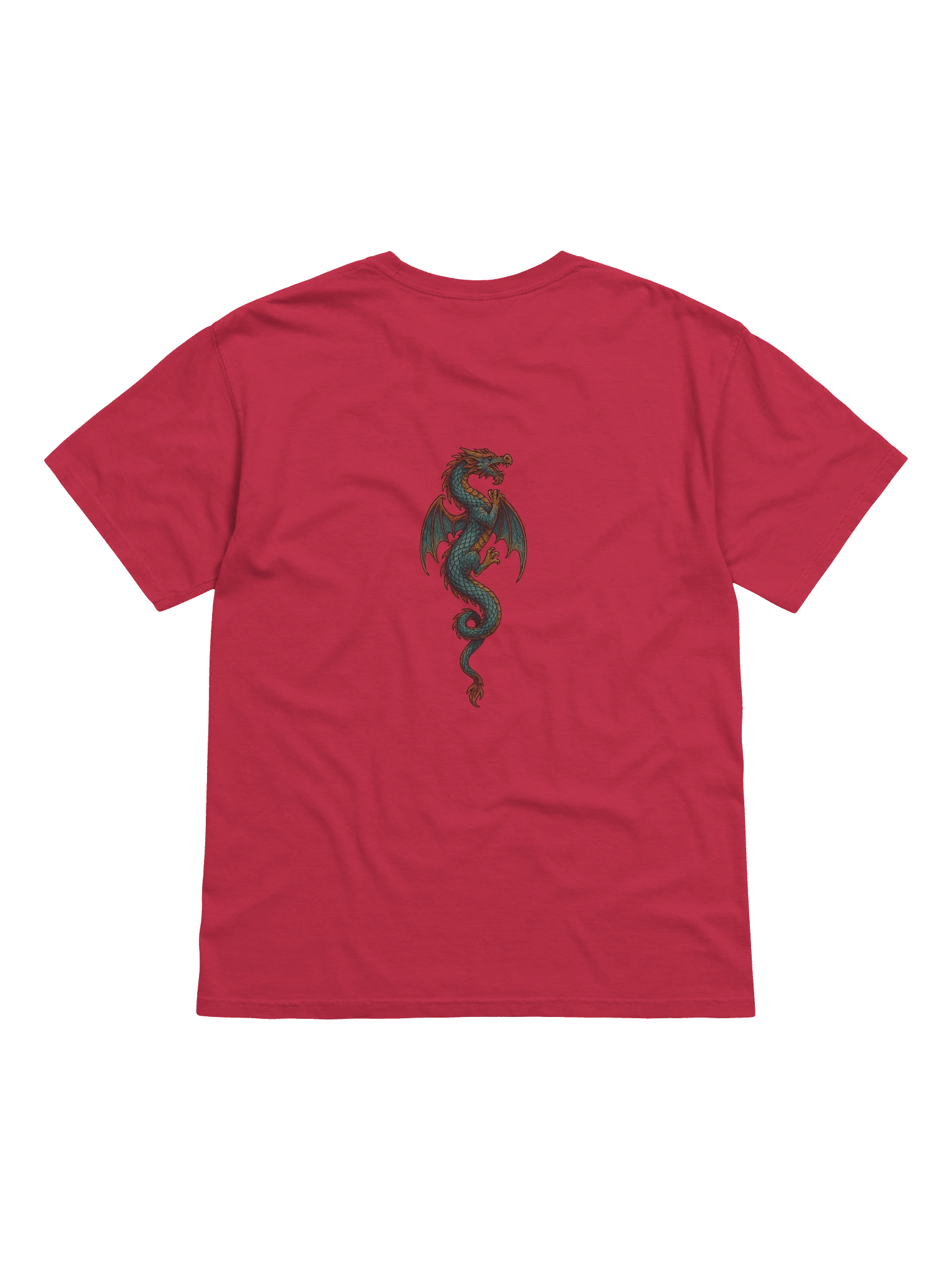 🐉 Double-Sided Dragon – Flame Carrier Tee Front-facing power. Backward flame. All memory. product image (103)