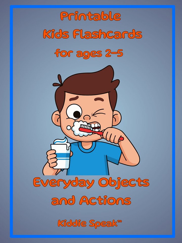 Kids Flashcards: Everyday Objects and Actions product image (1)