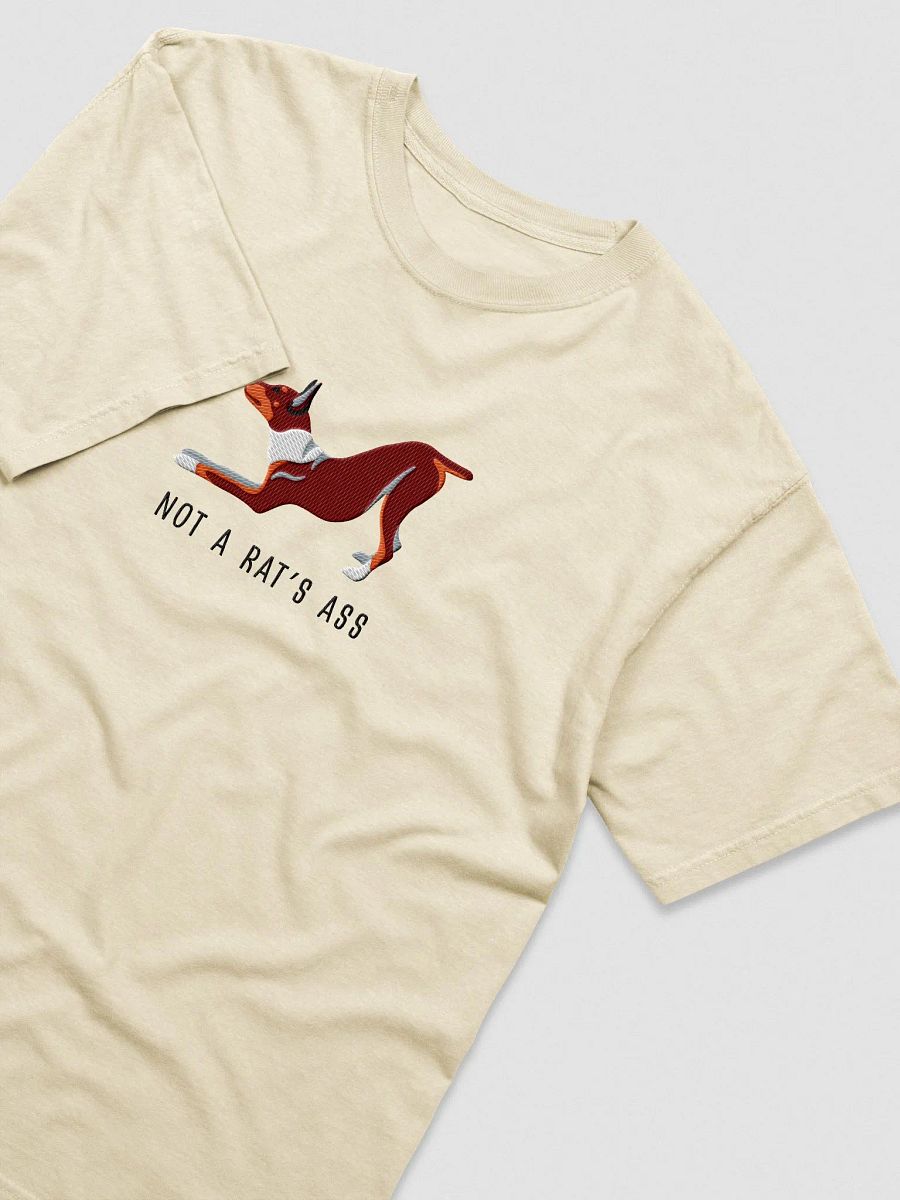 Not a Rat's Ass T-Shirt(Embroidered) of a Rat Terrier(Brown & Tan) product image (6)