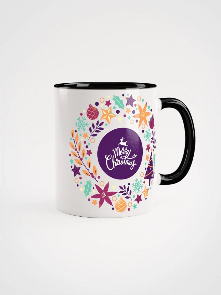 Festive Merry Christmas Wreath Mug product image (3)