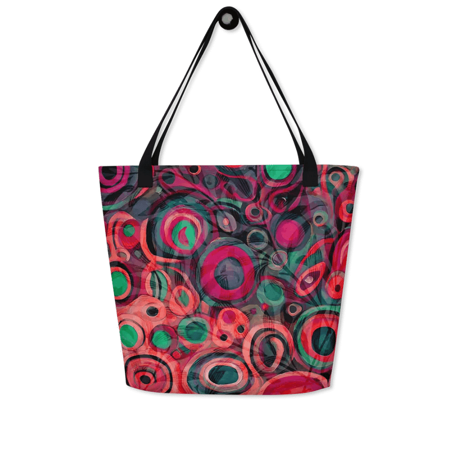 klimt inspired design all over print tote for arty moms and dads friends product image (3)