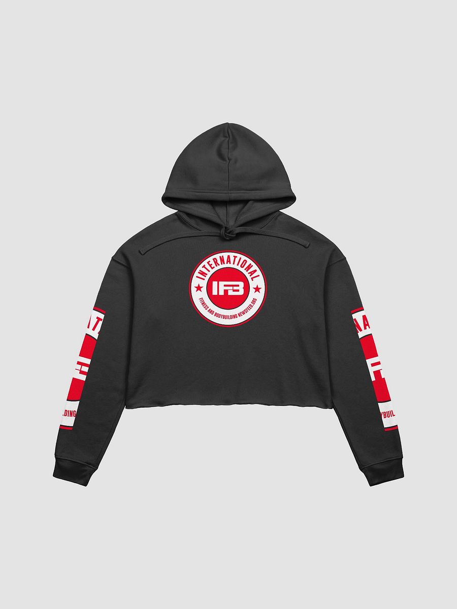 IFBNewsfeed.Org's Bella+Canvas Fleece Crop Hoodie product image (1)