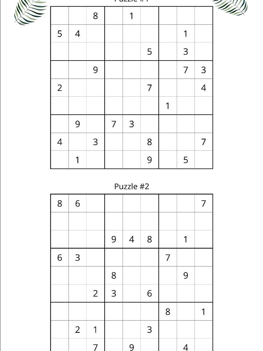 Sudoku Puzzles product image (1)