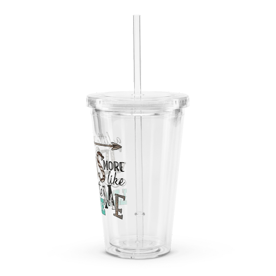 A Little More Like Jesus - Double Wall Clear Plastic Tumbler product image (4)