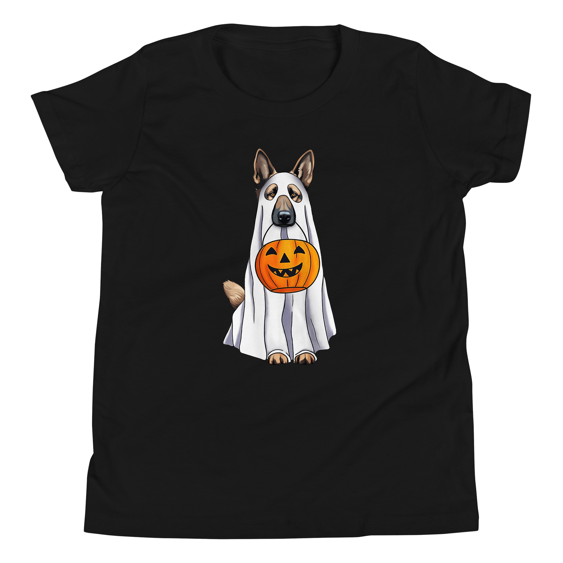 Halloween German Shepherd(2) Youth T-Shirt product image (5)