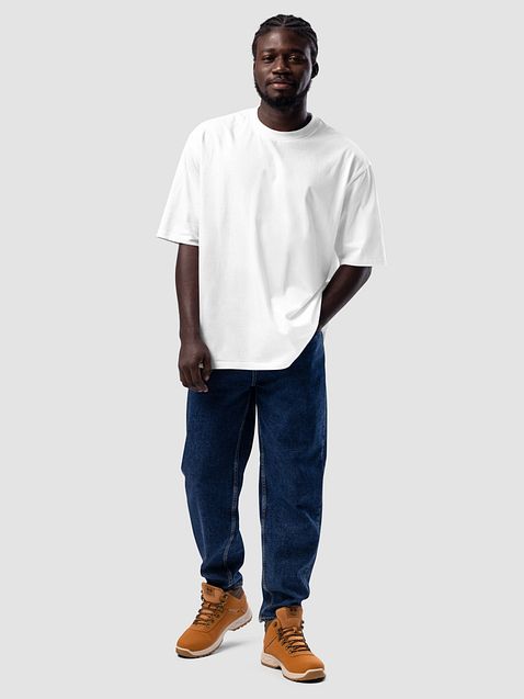 Photo showing Cotton Heritage Oversized Heavyweight T-Shirt
