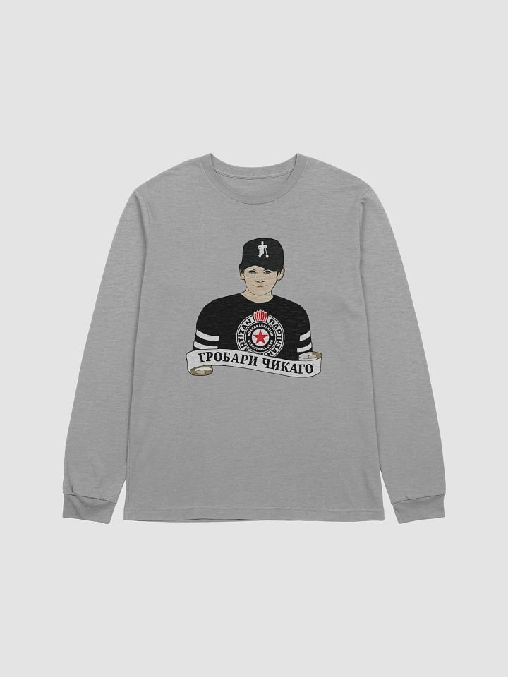 Grobari Čikago KK Partizan Bella+Canvas Supersoft Long Sleeve T-Shirt product image (1)