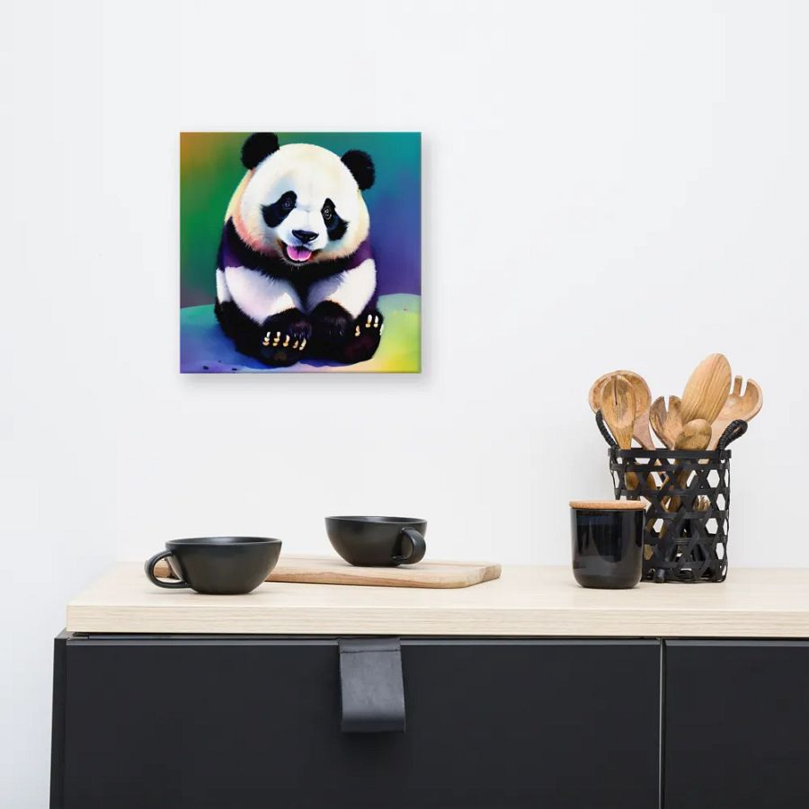 Cute Panda Digital Painting - v3 product image (8)