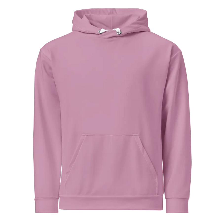 Plain Lilac Purple Soft Summer Unisex Recycled Polyester Heavyweight Premium Hoodie by Treasure Pie product image (1)