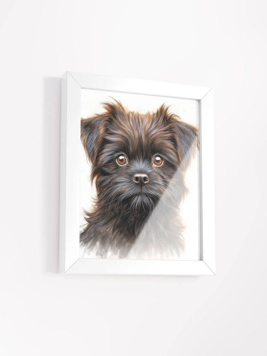Affenpinscher Puppy Portrait Watercolor Wall Art product image (2)